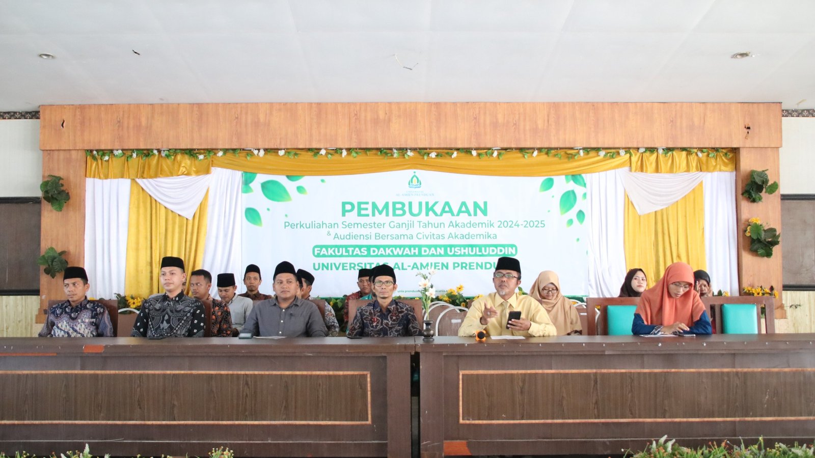 Pembukaan Akademik Semester Ganjil dan Audiensi Bersama Civitas Akademika 2024-2025 Fakultas Dakwah dan Ushuluddin
