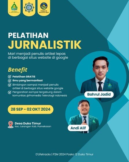 Pelatihan Jurnalistik oleh Peserta P2M UNIA Prendua Desa Duko Timur Lahirkan Puluhan Jurnalis Muda