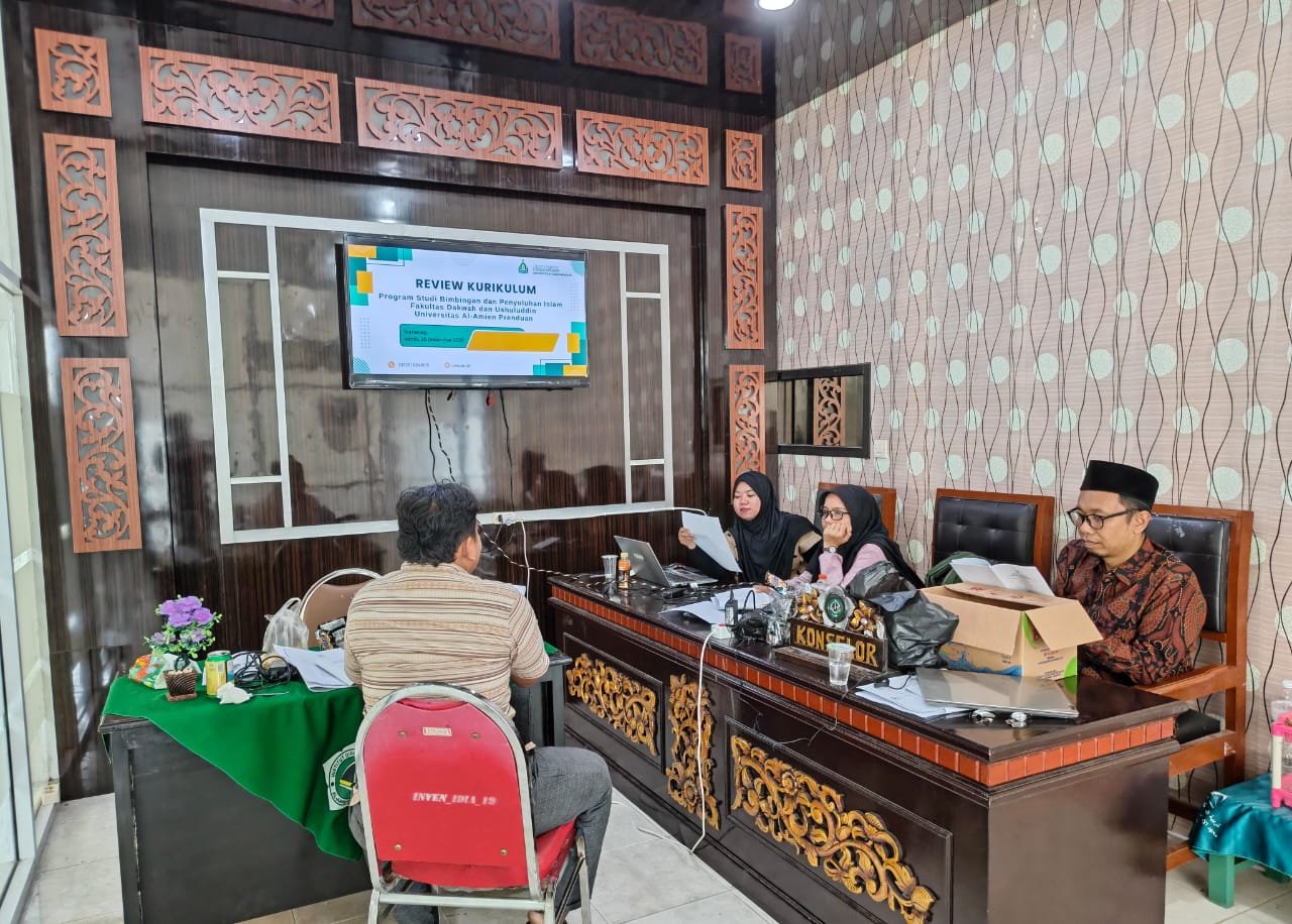 Perkuat Mutu Lulusan, Prodi Bimbingan dan Penyuluhan Islam Universitas Al-Amien Prenduan Lakukan Review Kurikulum Tahap I