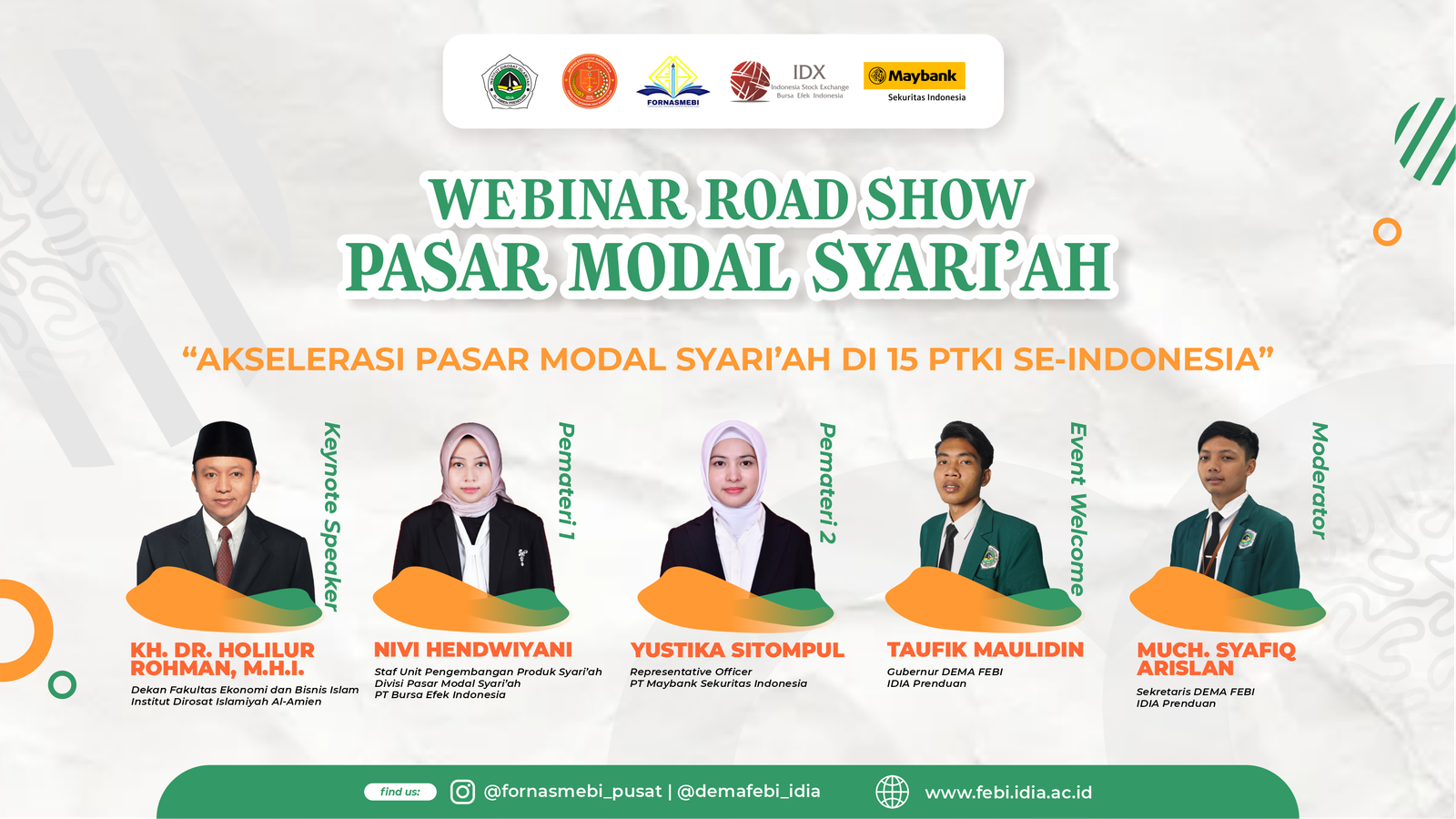 DEMA FEBI IDIA AKSELERASI PASAR MODAL SYARIAH DENGAN 15 PTKIN SE-INDONEISIA