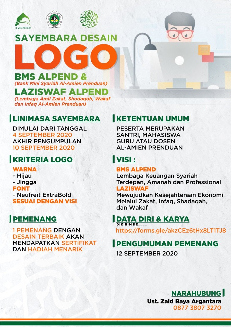 Sayembara Desain Logo BMS Al-Amien Prenduan Dan LAZISWAF Al-Amien Prenduan