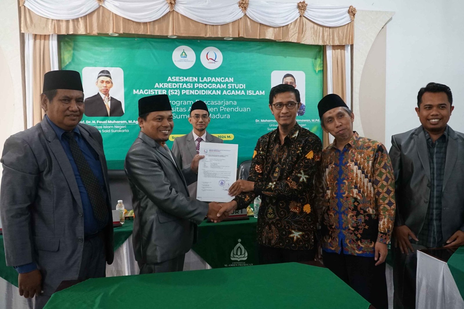 Asesmen Lapangan Program Magister Pendidikan Agama Islam di Universitas Al-Amien Sukses Digelar