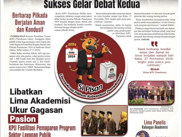 Dosen Program Pascasarjana Universitas Al-Amin Prenduan Jadi Panelis dalam Debat Publik Pilkada 2024 Pamekasan.